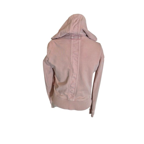 Free People Vintage Hoodie Boho Utility Zip Up Hoodie Cargo Hoodie Pink Sz S - Picture 4 of 7